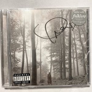Taylor Swift Signed Folklore CD (sealed - read description)